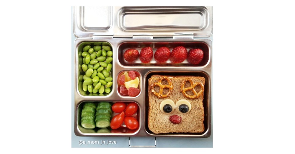 لانش بوكس "رودولف ذو الأنف الأحمر" لعيد الميلاد المجيد